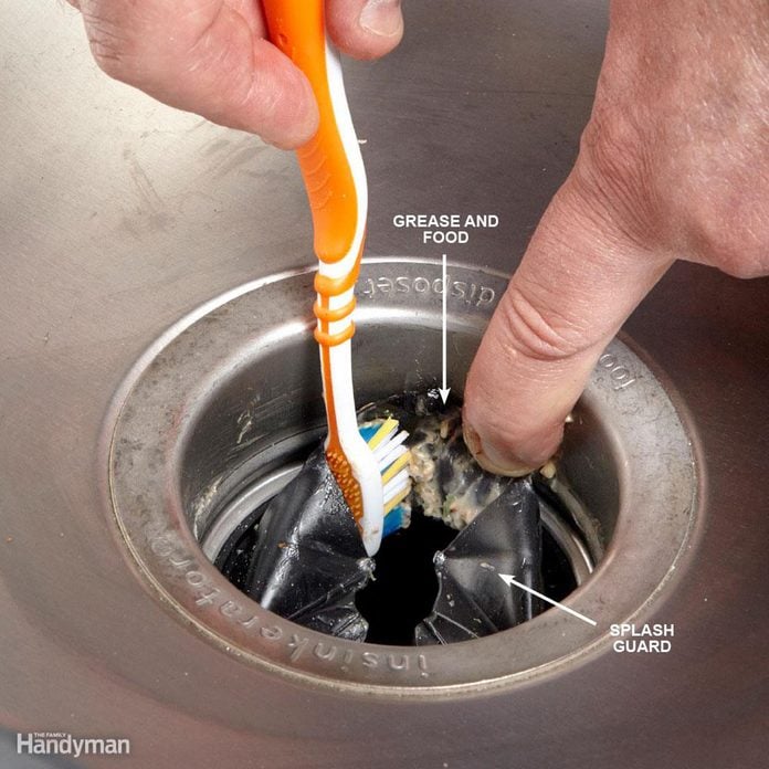 cleaning garbage disposal