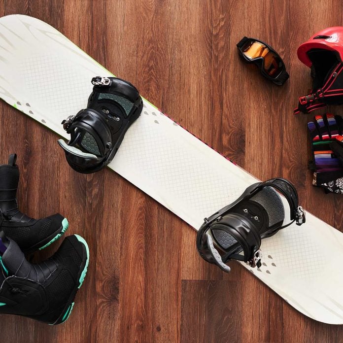 Snowboard and gear